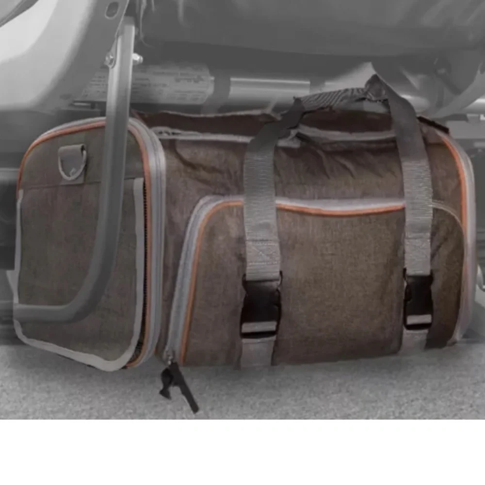 Brown Pet Carrier with Wheels